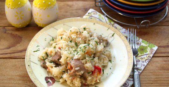 Мясо с рисом