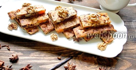 Пирог с сухофруктами без сахара