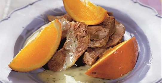 Свинина в яблочном соусе