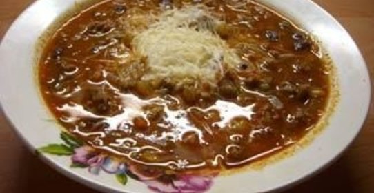 Рассольник с фасолью