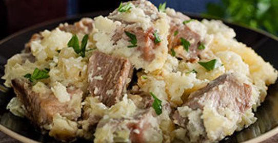 Смаженина из свинины в мультиварке