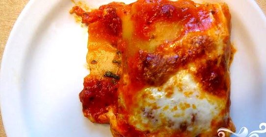 Рулеты из лазаньи