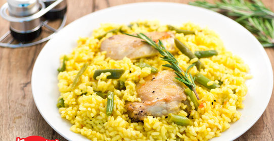 Паэлья с курицей