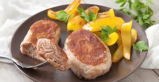 Котлеты из риса и консервы