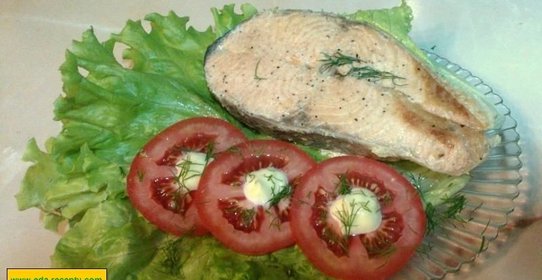 Запеченная семга в духовке