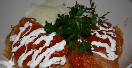 Домашние голубцы из пекинской капусты