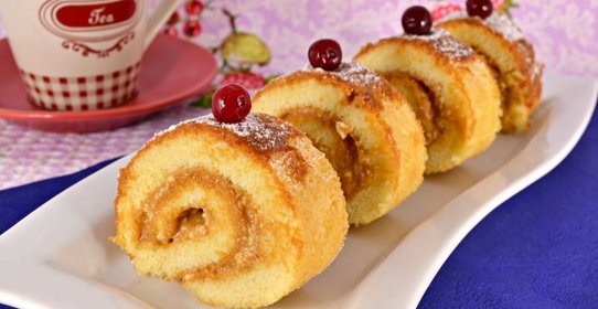 Быстрый рулет к чаю