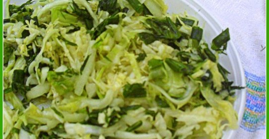 Летний салат к шашлыку