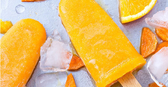 Апельсиново-морковное мороженое