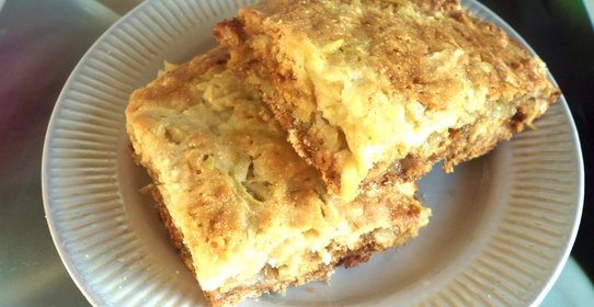 Яблочный насыпной пирог