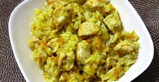 Плов с куриным филе