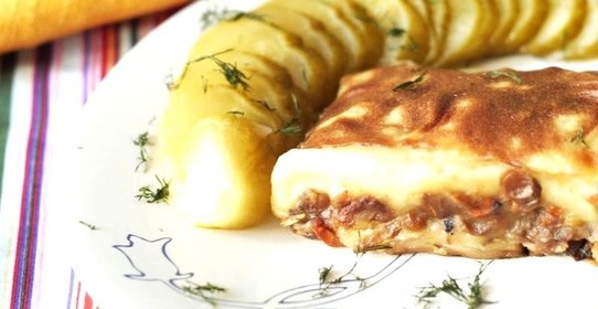 Шепардский пирог с чечевицей