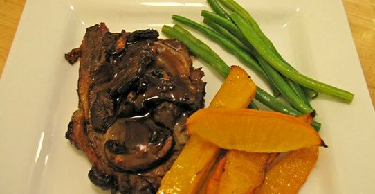 Ромштекс из свинины в духовке