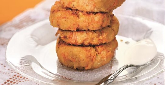 Морковно-яблочные котлеты