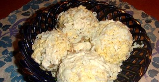 Салат Снежки