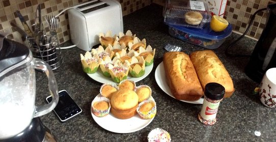 Кулич творожный на соде