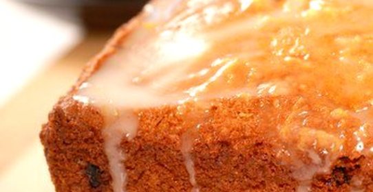 Имбирный пирог в апельсиновой глазури