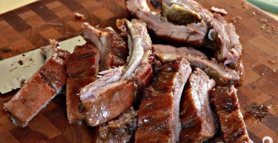 Ребрышки в ромовой глазури