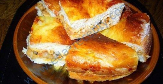 Дрожжевые пироги с мясом капустой и грибами
