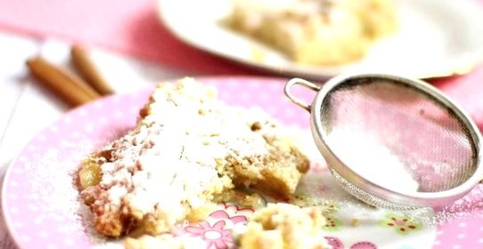 Быстрый пирог с яблоками