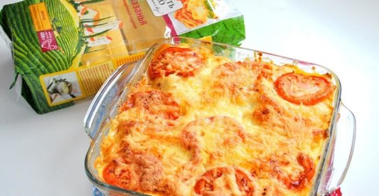 Лазанья с форелью