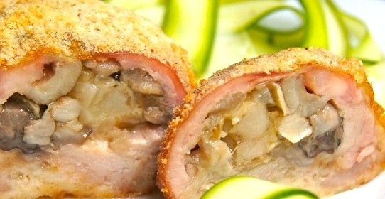 Зразы куриные с моцареллой