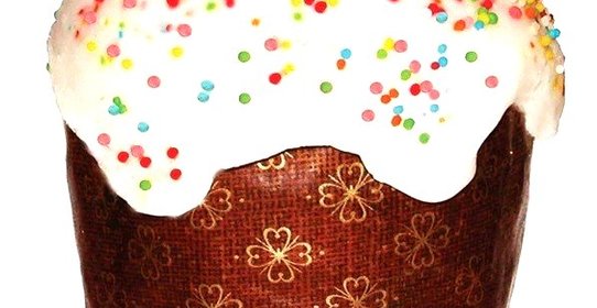 Пасхальный кулич с изюмом и курагой