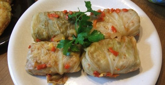 Голубцы с фаршем и рисом