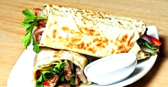 Лаваш с овощами