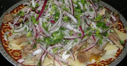 Бешбармак из баранины