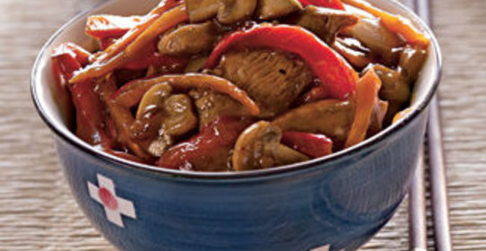 Стир фрай из курицы с медом и чесноком