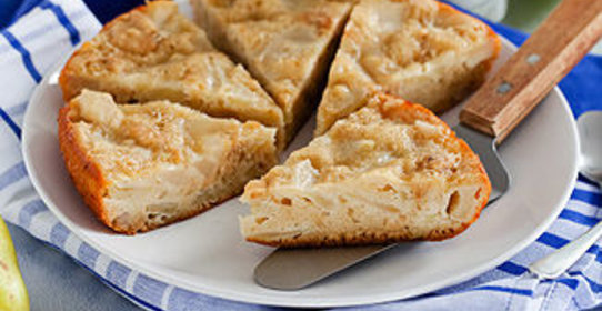 Итальянский фруктовый пирог в мультиварке