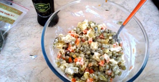 Оливье для вегетарианцев