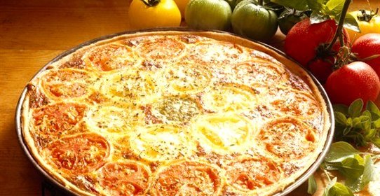 Тарт с томатами и сырным кремом по‑итальянски