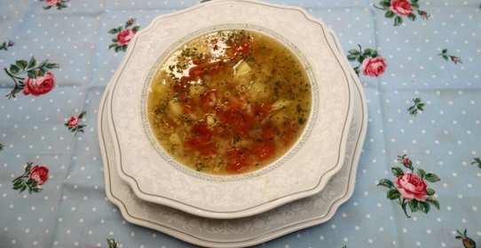 Чечевичная постная похлебка