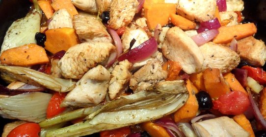 Овощной бейк с индейкой