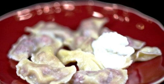 Вареники с вишней