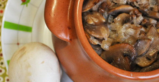 Гречка с грибами