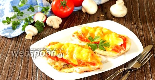 Куриные отбивные с грибами