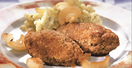 Зразы с начинкой из куриного мяса