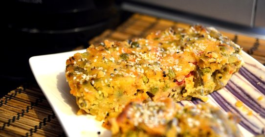 Гуджаратский овощной пирог