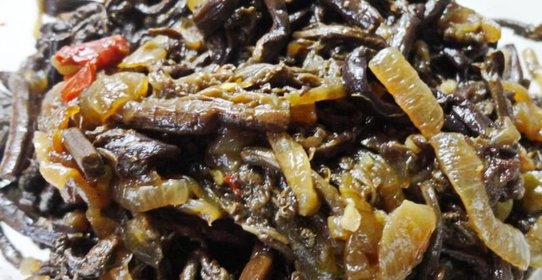 Салат из папоротника