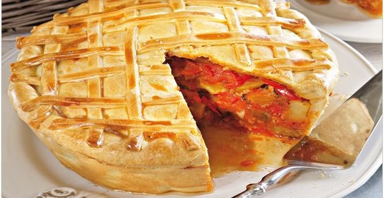 Пирог с рататуем