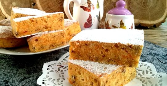 Пирог с тыквой простой