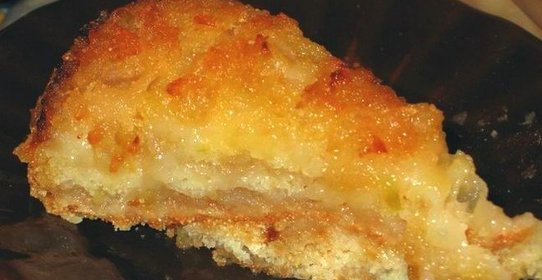 Яблочный пирог в микроволновке