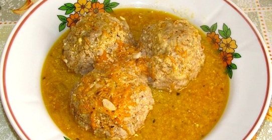 Тефтели с подливой в духовке