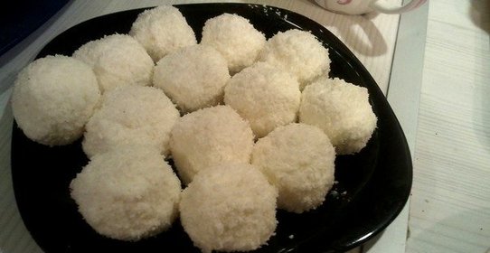 Диетические «Рафаэлло» с творогом