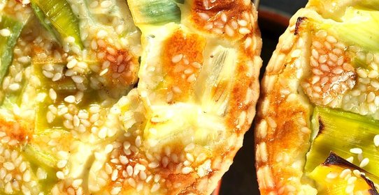 Киш с луком-пореем