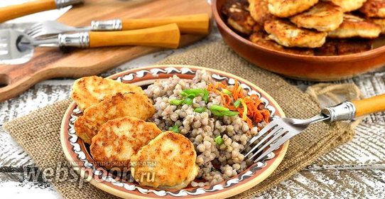 Молочные куриные оладьи