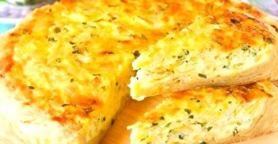 Сырный пирог «Четыре сыра»